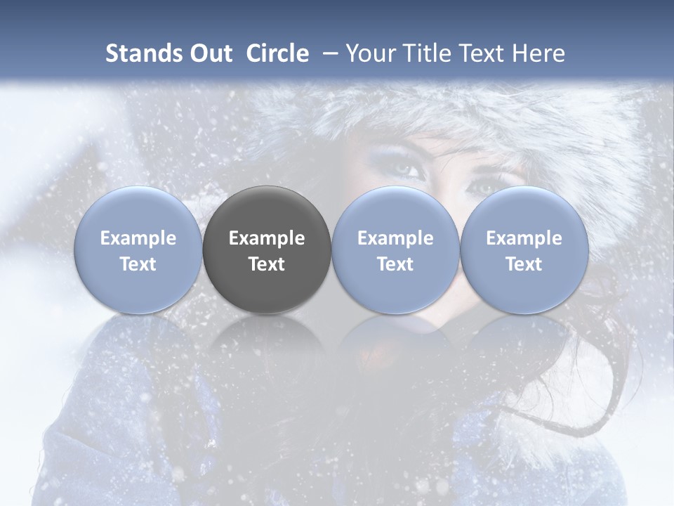 Hair Holiday Close Up PowerPoint Template