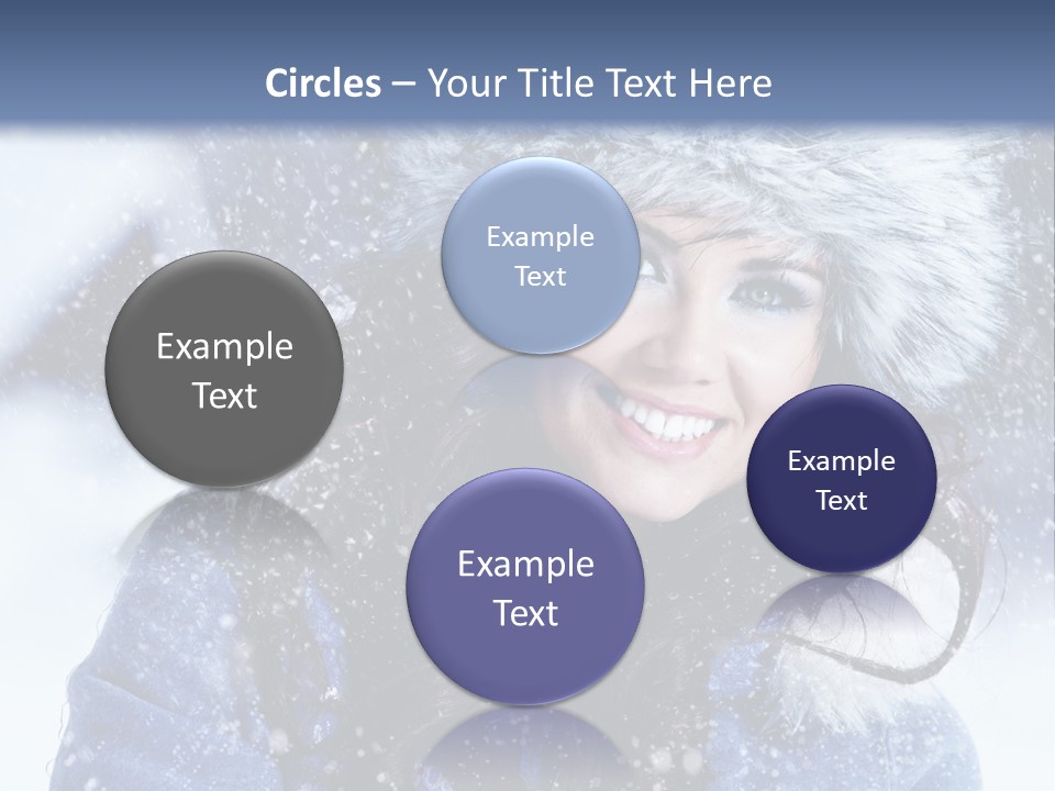Hair Holiday Close Up PowerPoint Template