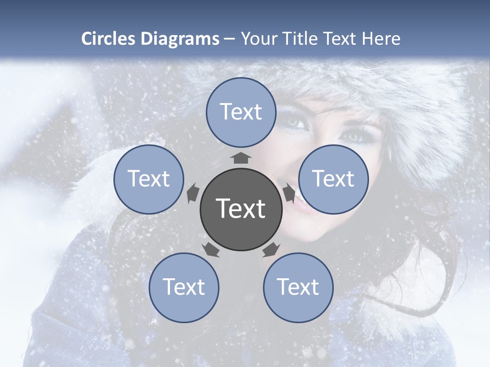 Hair Holiday Close Up PowerPoint Template