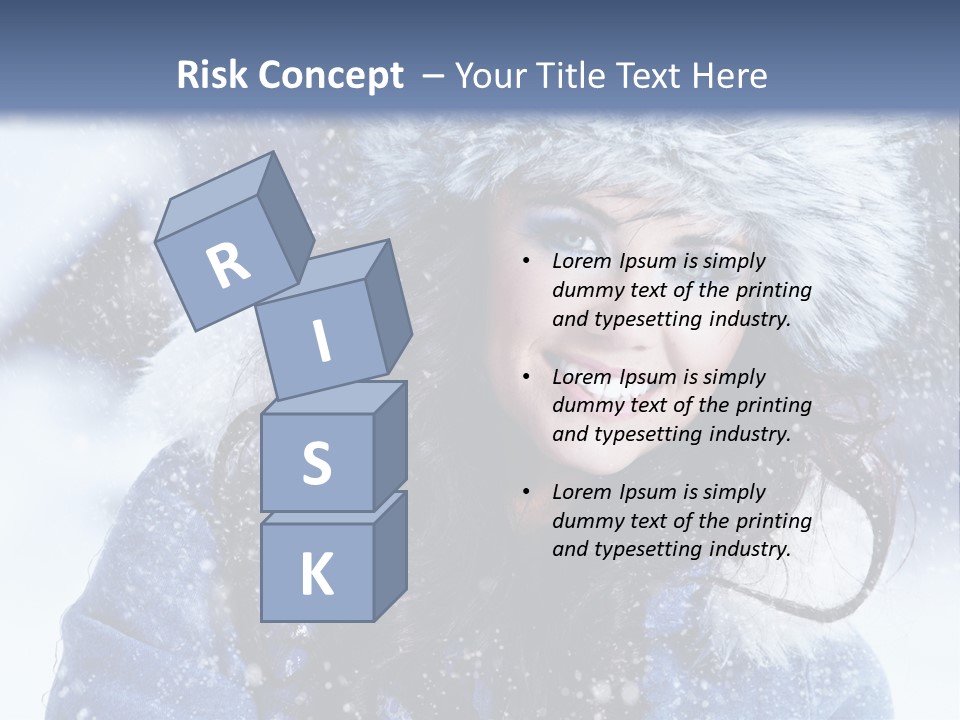 Hair Holiday Close Up PowerPoint Template