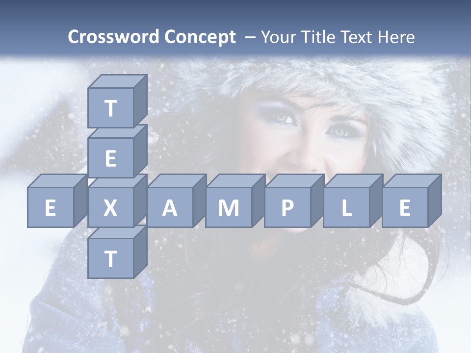 Hair Holiday Close Up PowerPoint Template