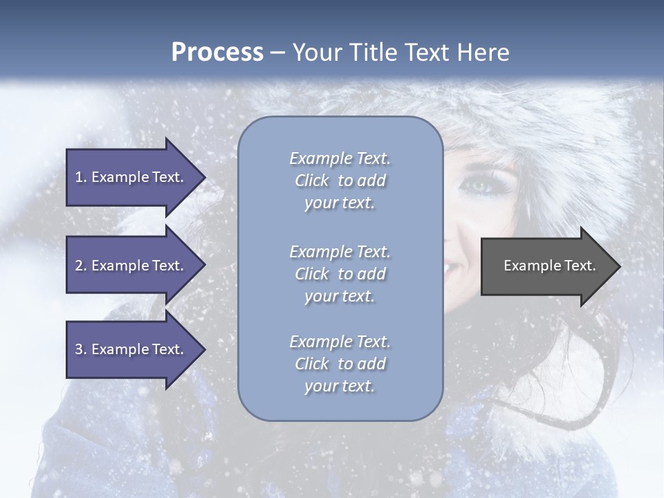 Hair Holiday Close Up PowerPoint Template