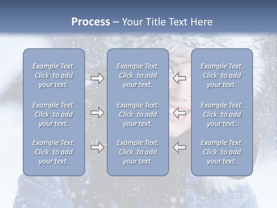 Hair Holiday Close Up PowerPoint Template