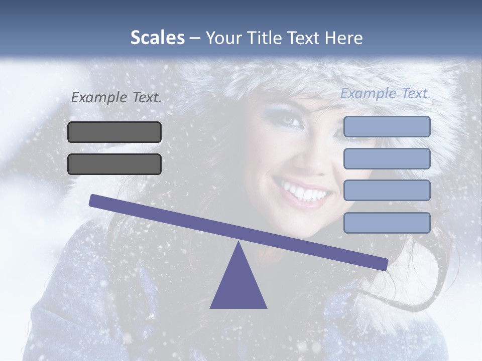 Hair Holiday Close Up PowerPoint Template