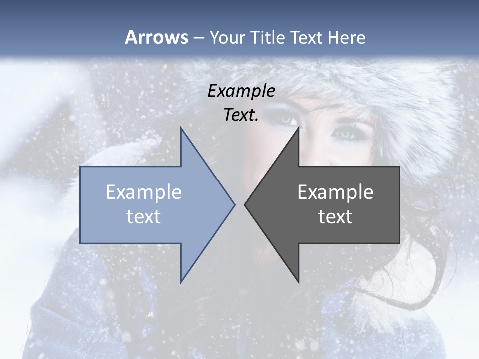 Hair Holiday Close Up PowerPoint Template