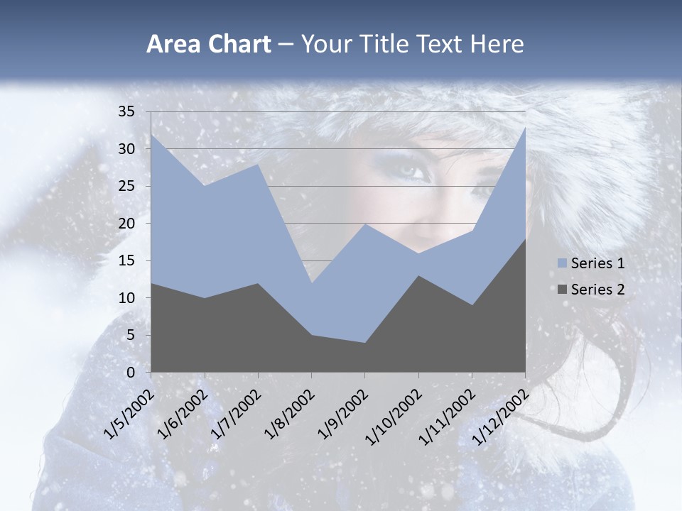 Hair Holiday Close Up PowerPoint Template