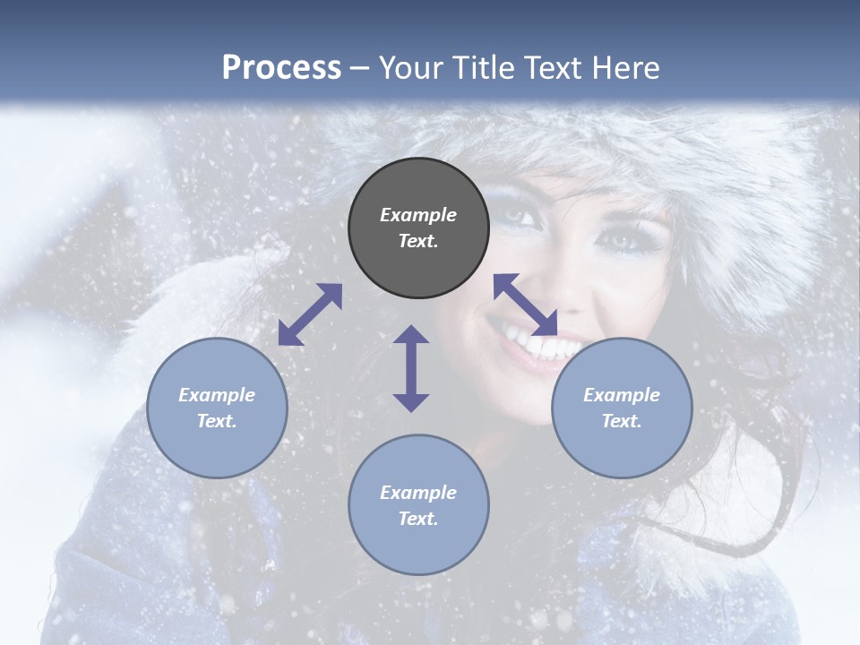 Hair Holiday Close Up PowerPoint Template