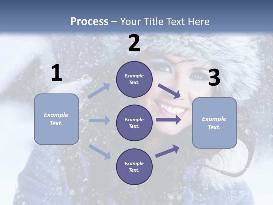 Hair Holiday Close Up PowerPoint Template