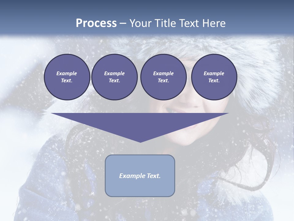 Hair Holiday Close Up PowerPoint Template