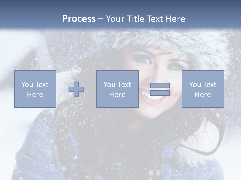 Hair Holiday Close Up PowerPoint Template