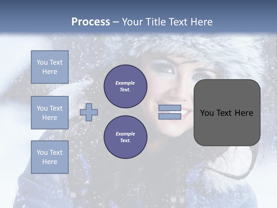 Hair Holiday Close Up PowerPoint Template