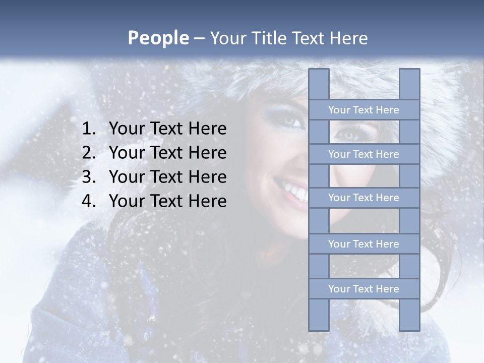 Hair Holiday Close Up PowerPoint Template