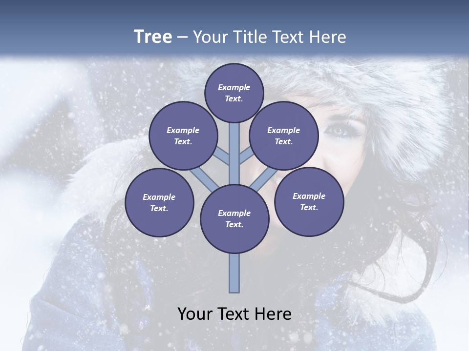 Hair Holiday Close Up PowerPoint Template