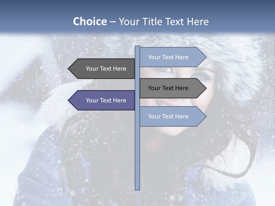 Hair Holiday Close Up PowerPoint Template
