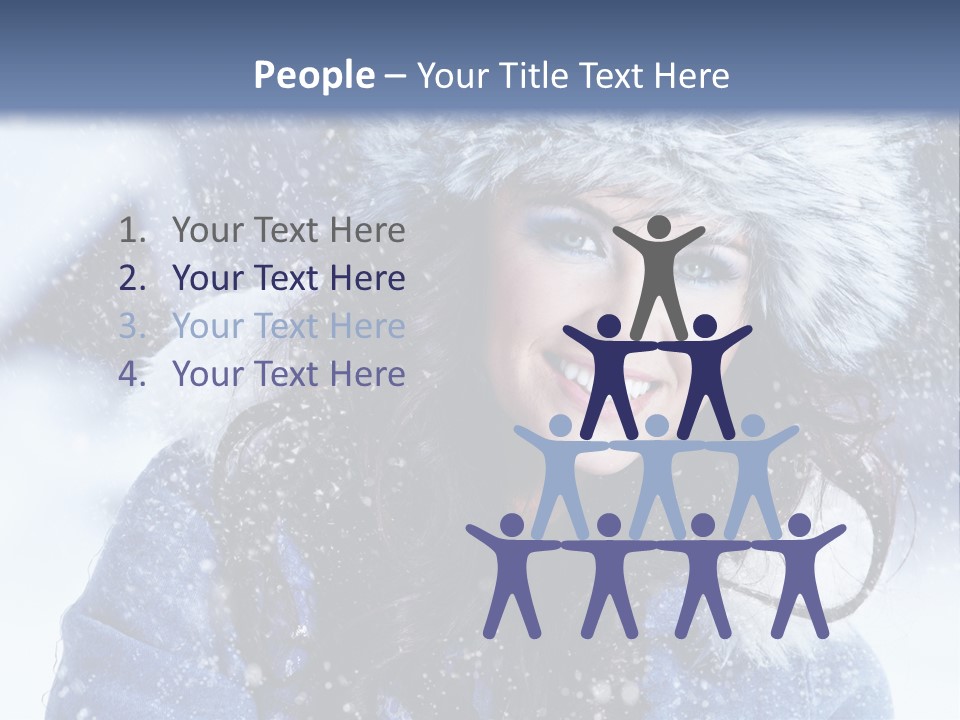 Hair Holiday Close Up PowerPoint Template