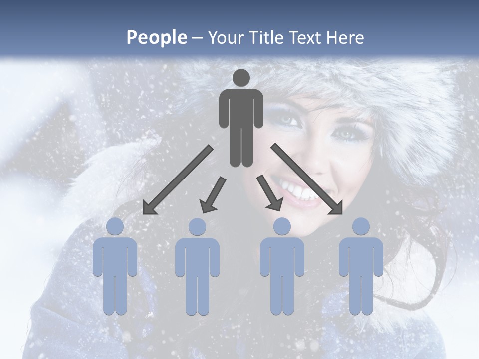 Hair Holiday Close Up PowerPoint Template