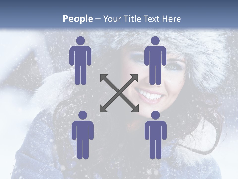 Hair Holiday Close Up PowerPoint Template