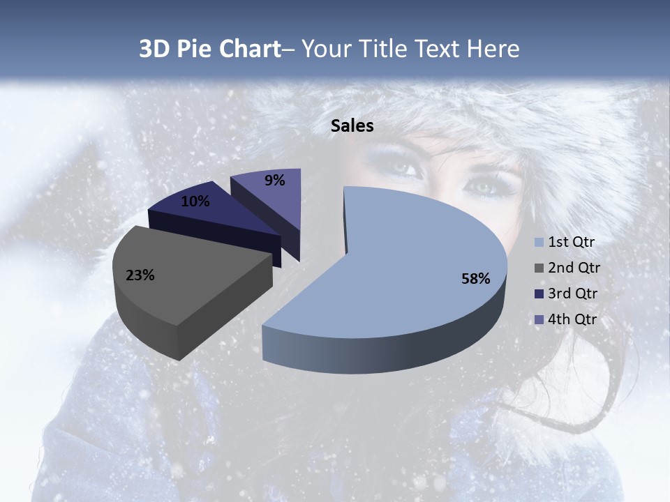 Hair Holiday Close Up PowerPoint Template
