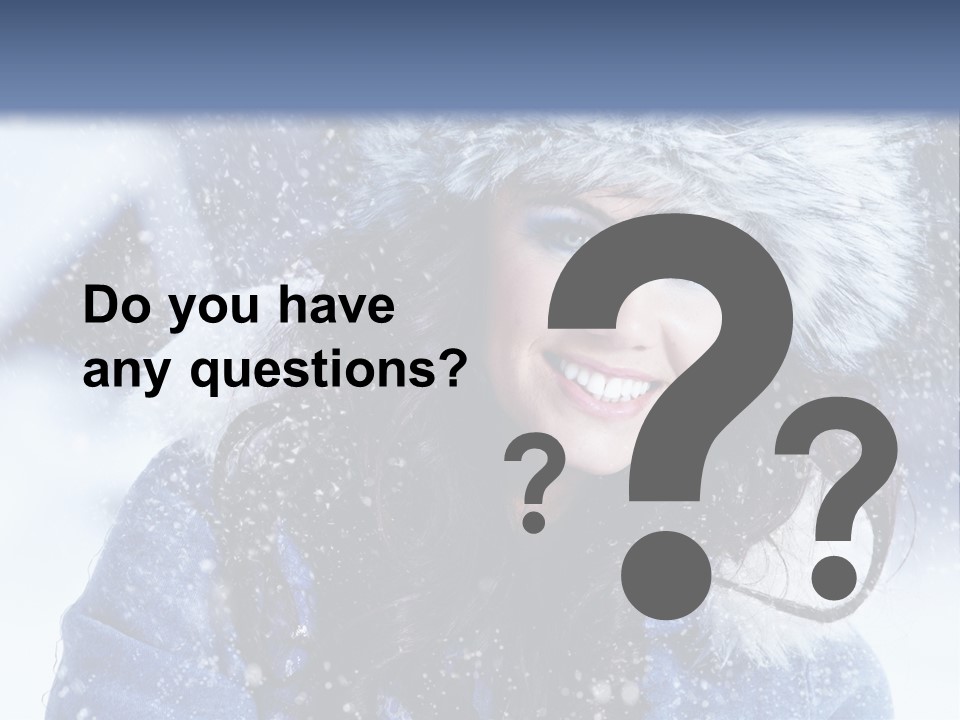 Hair Holiday Close Up PowerPoint Template