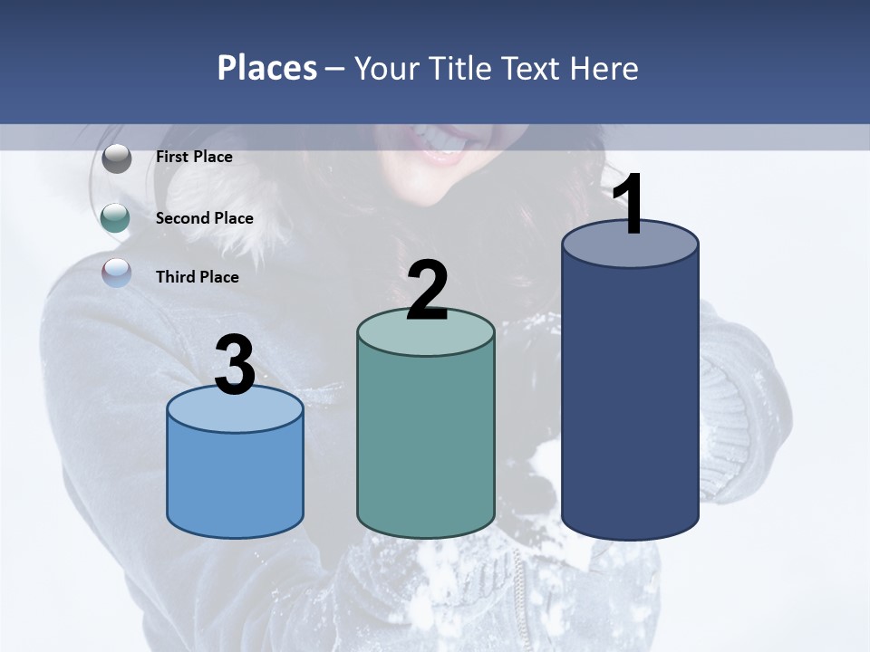 Positive Face Human PowerPoint Template