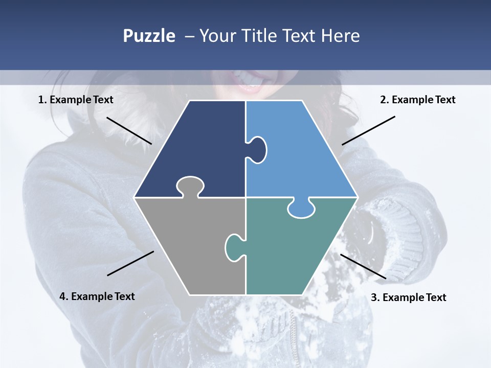 Positive Face Human PowerPoint Template