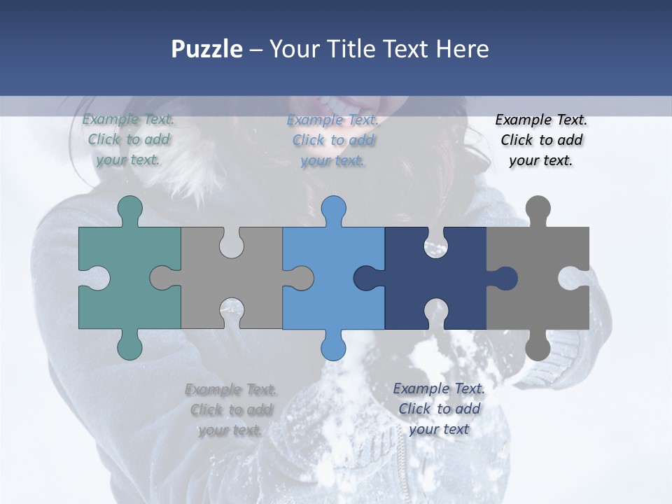 Positive Face Human PowerPoint Template