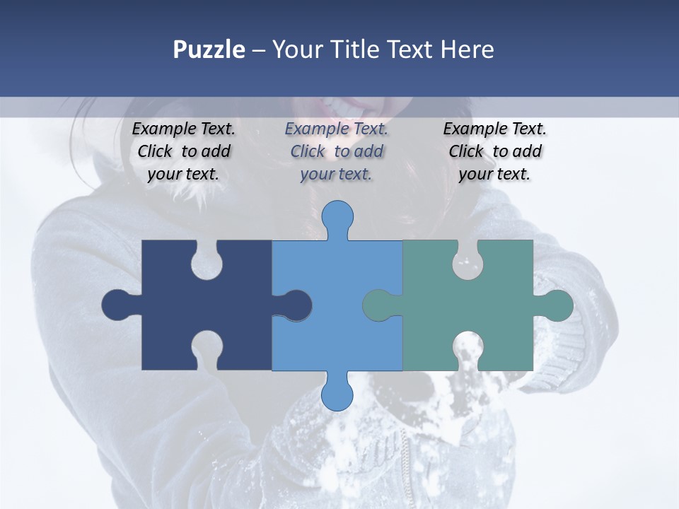 Positive Face Human PowerPoint Template