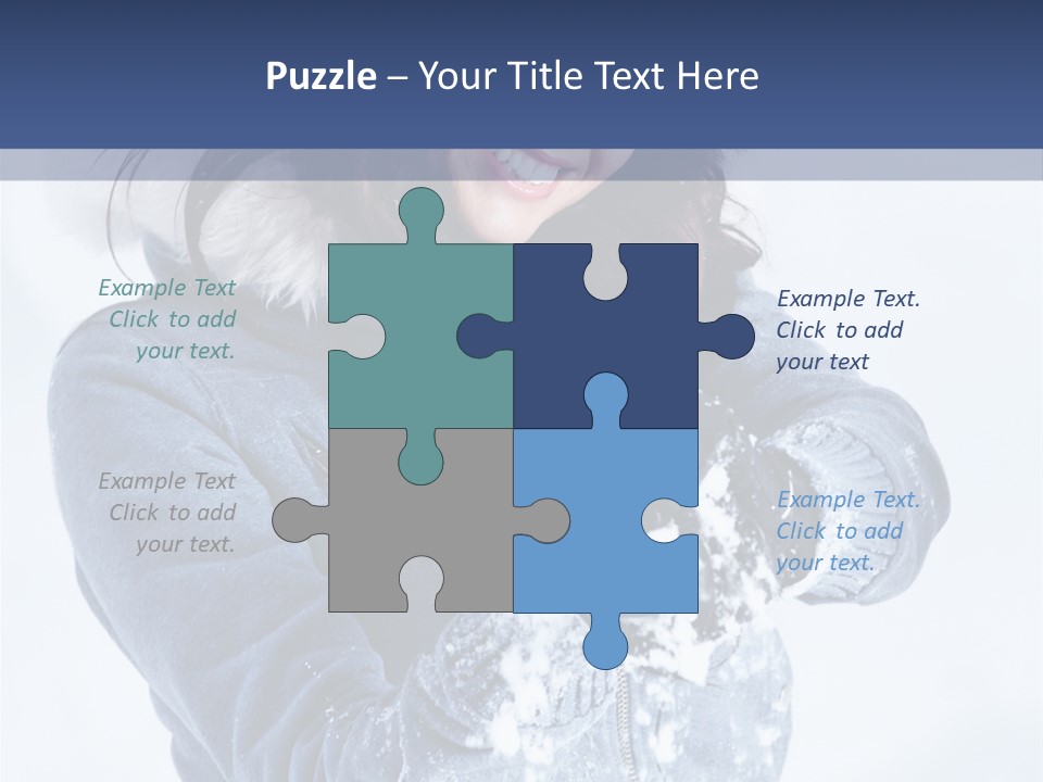 Positive Face Human PowerPoint Template