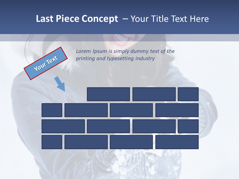 Positive Face Human PowerPoint Template