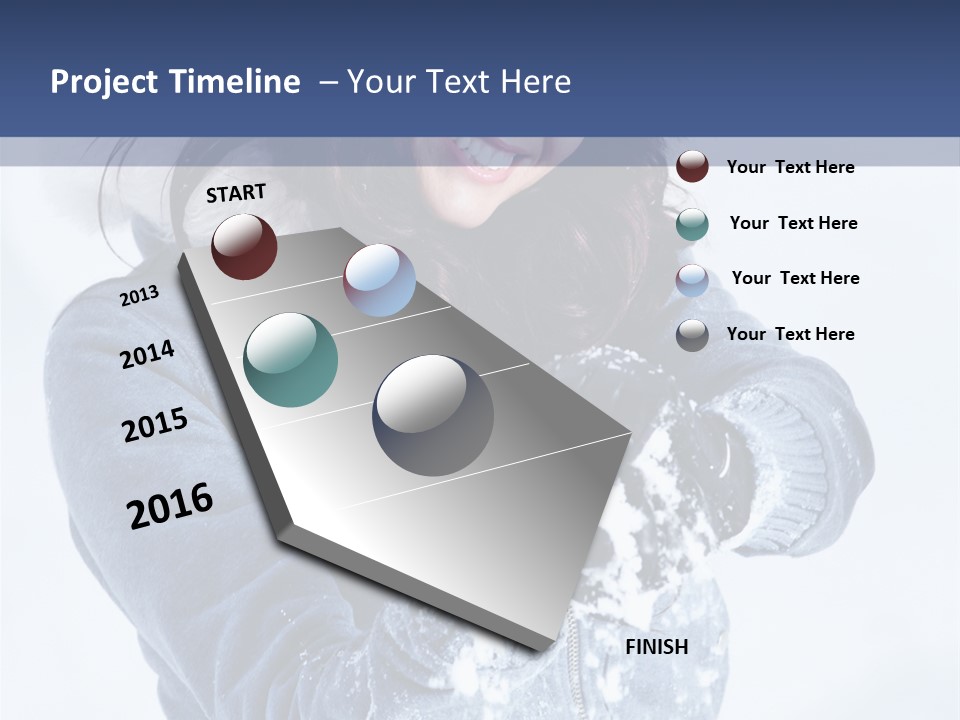 Positive Face Human PowerPoint Template