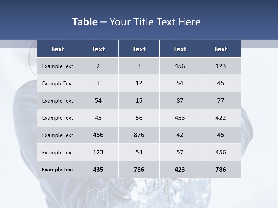 Positive Face Human PowerPoint Template