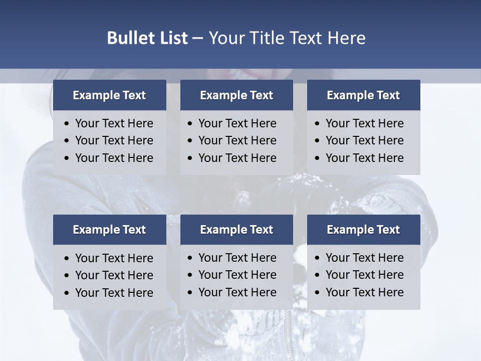 Positive Face Human PowerPoint Template