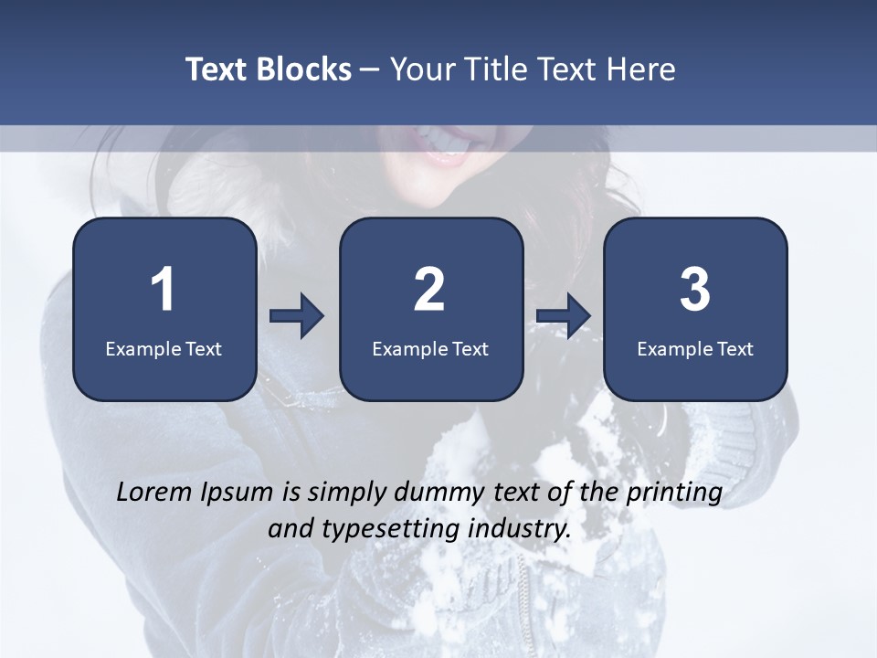 Positive Face Human PowerPoint Template