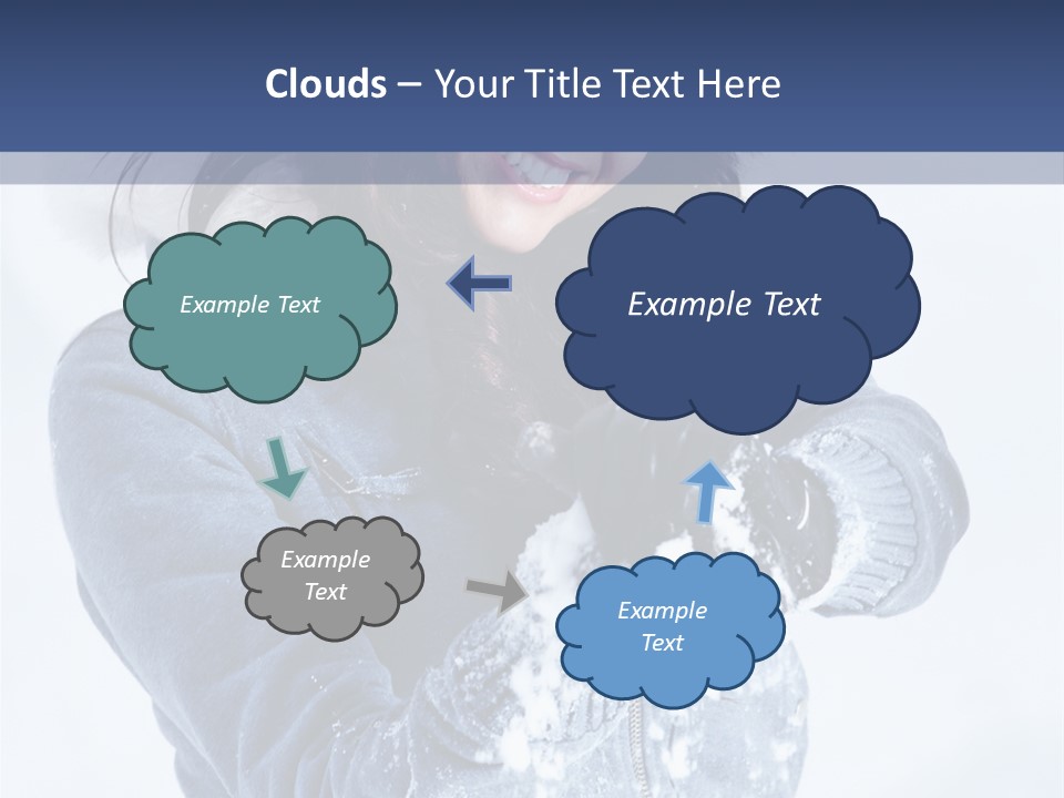 Positive Face Human PowerPoint Template