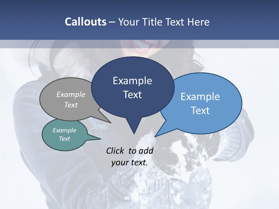 Positive Face Human PowerPoint Template