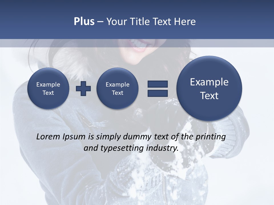 Positive Face Human PowerPoint Template