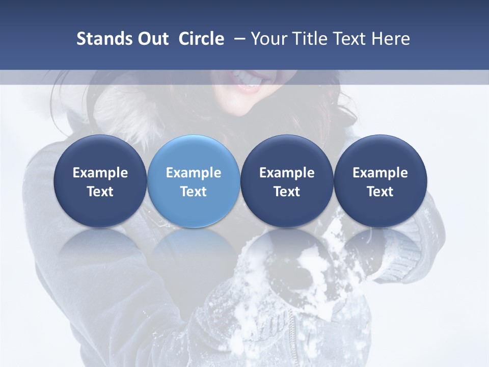 Positive Face Human PowerPoint Template