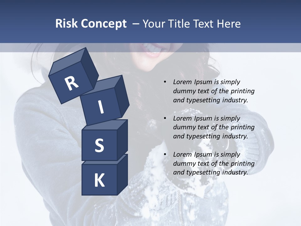 Positive Face Human PowerPoint Template