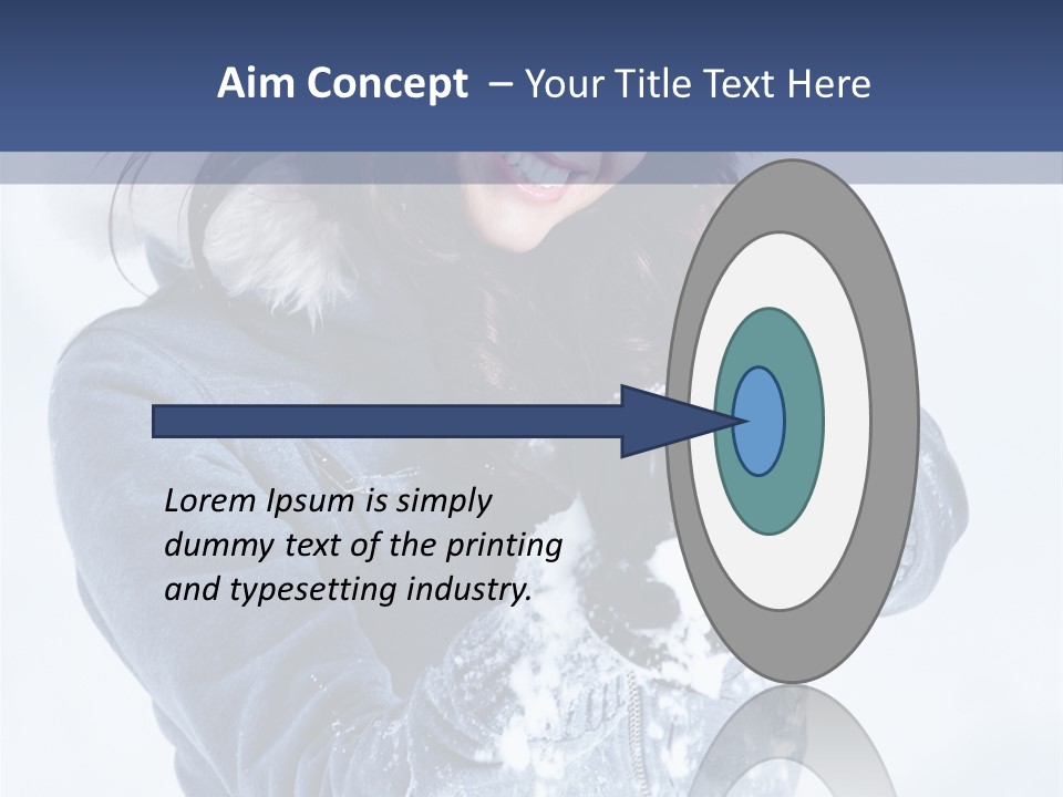 Positive Face Human PowerPoint Template