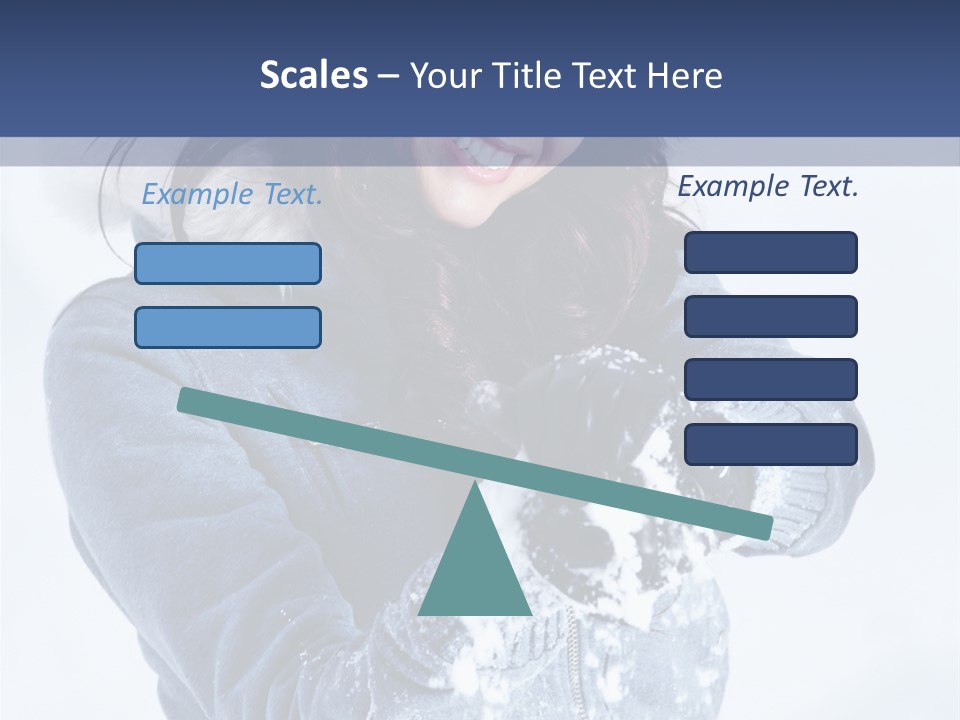 Positive Face Human PowerPoint Template