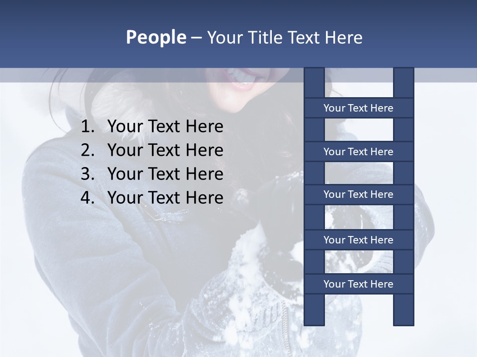 Positive Face Human PowerPoint Template