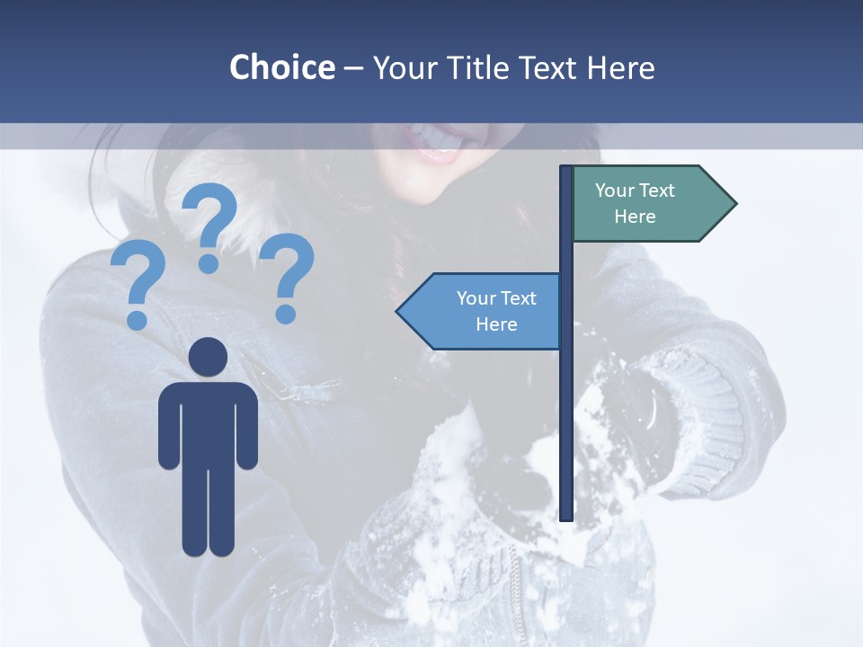 Positive Face Human PowerPoint Template