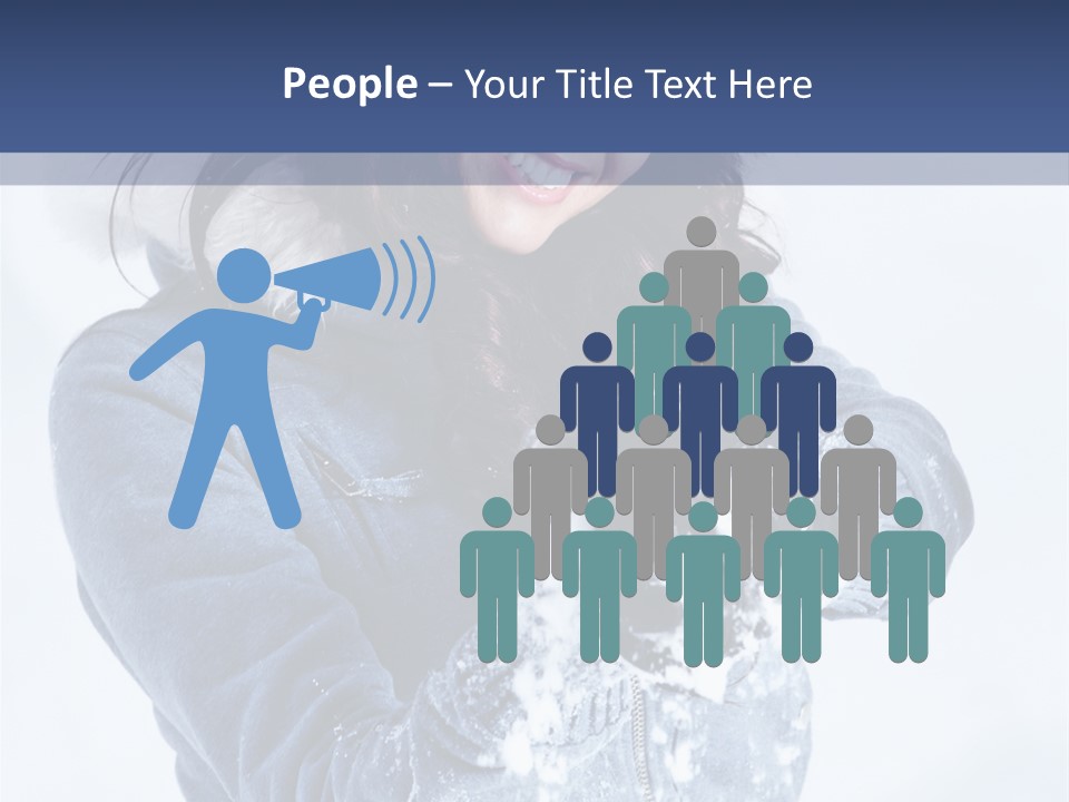 Positive Face Human PowerPoint Template