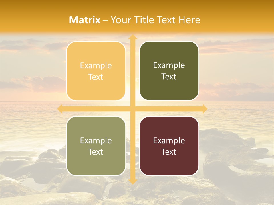 Cloud Outdoor Dawn PowerPoint Template