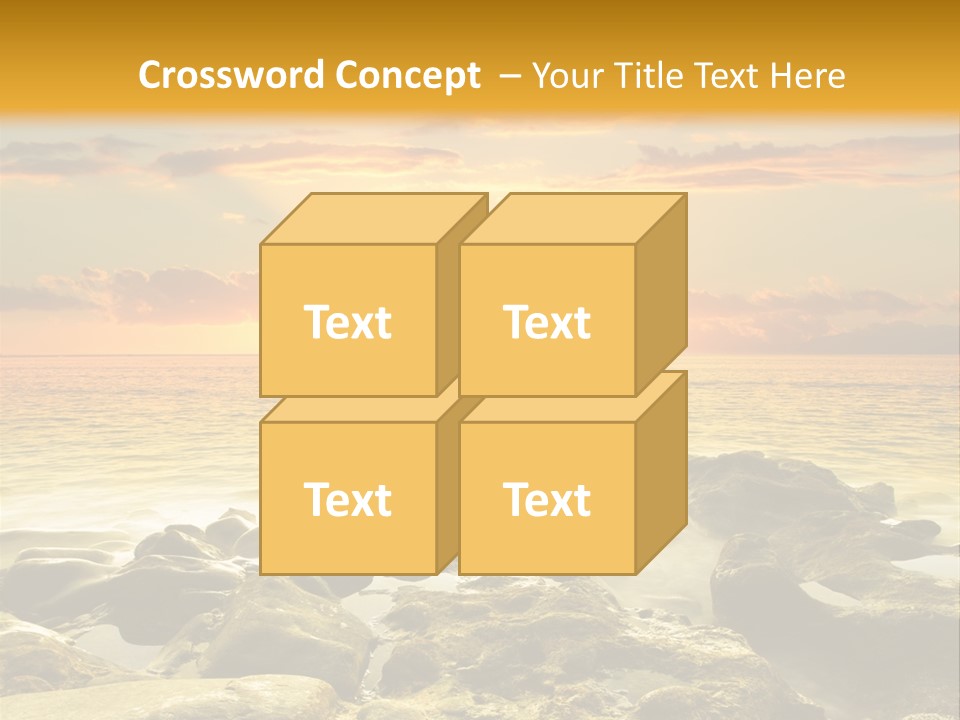 Cloud Outdoor Dawn PowerPoint Template