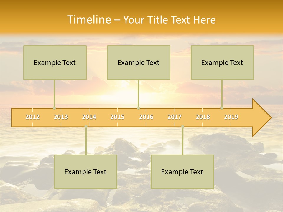 Cloud Outdoor Dawn PowerPoint Template