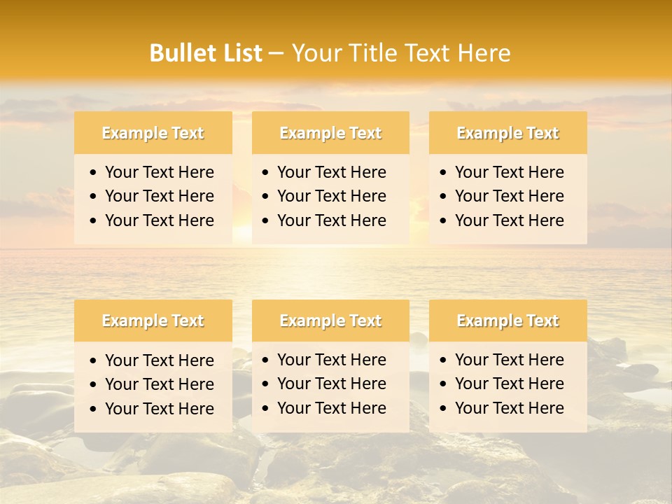 Cloud Outdoor Dawn PowerPoint Template