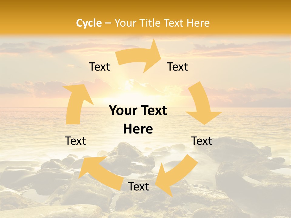 Cloud Outdoor Dawn PowerPoint Template