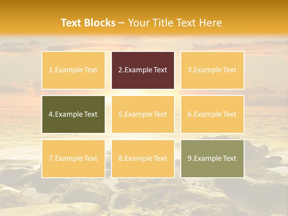 Cloud Outdoor Dawn PowerPoint Template