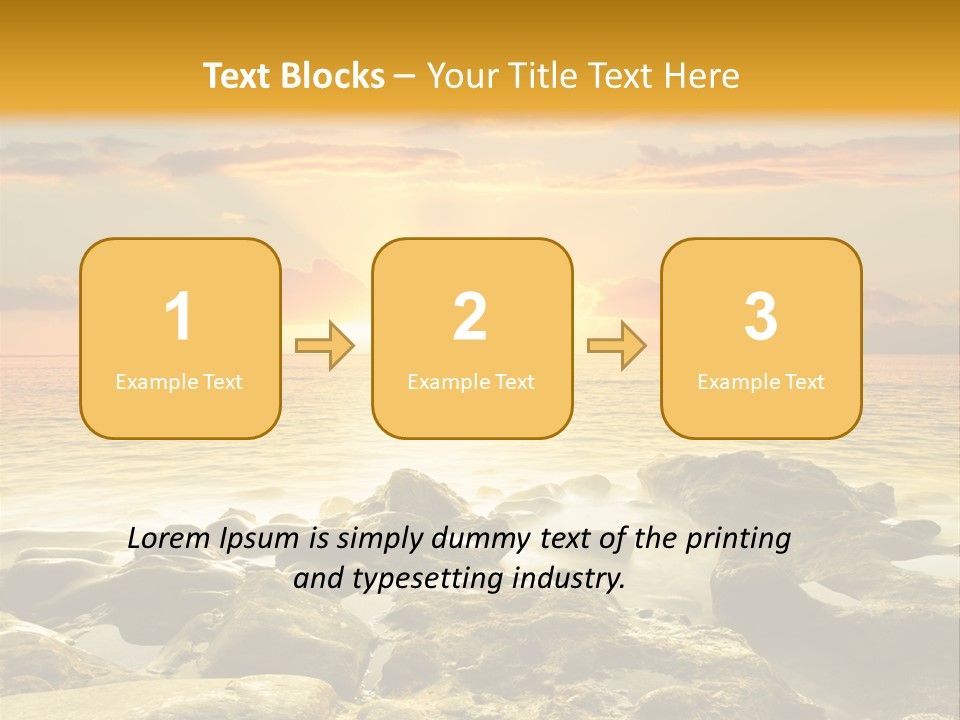 Cloud Outdoor Dawn PowerPoint Template